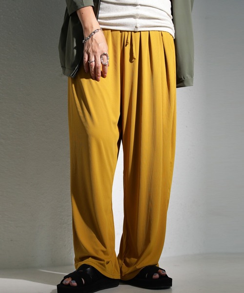 antiqua（アンティカ）の「UVカットラッシュガードパンツ（その他パンツ・レディース・ブラック/カーキ/ライトグリーン/ブルー系その他/パープル/マスタード/サックスブルー/テラコッタ/ダークグレー・FREE）」の9枚目の写真