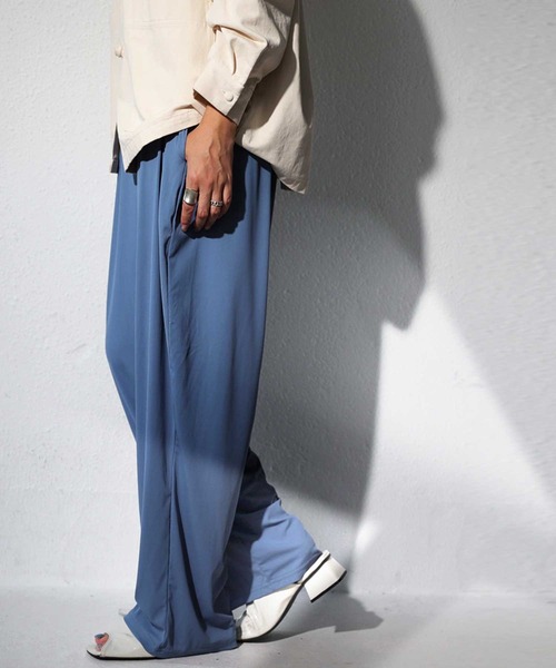 antiqua（アンティカ）の「UVカットラッシュガードパンツ（その他パンツ・レディース・ブラック/カーキ/ライトグリーン/ブルー系その他/パープル/マスタード/サックスブルー/テラコッタ/ダークグレー・FREE）」の14枚目の写真