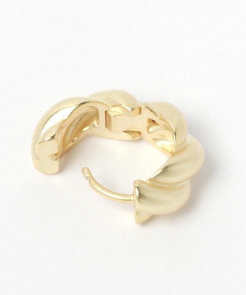 niko and...（ニコアンド）の「メタルツイストピアス（ピアス（両耳用）・レディース・グレー/イエロー・0）」の4枚目の写真