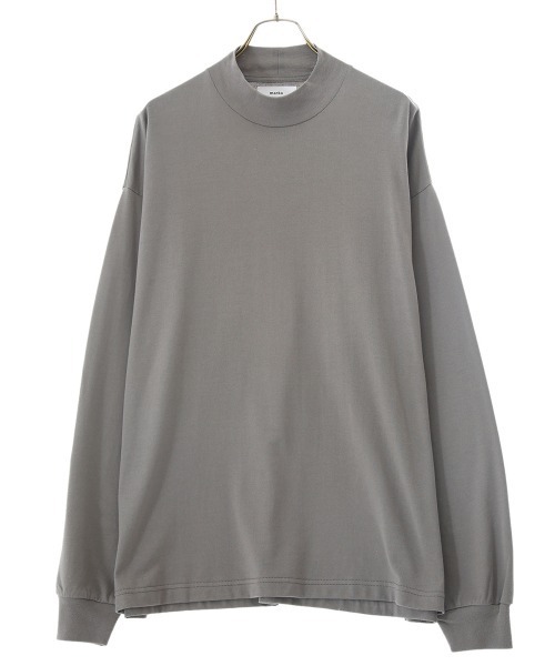 marka（マーカ）の「marka / マーカ：MOCK NECK - 40/2 COMBED KNIT -：M21D-04CS01C[COR]（ニット/セーター・メンズ・サンドベージュ/グレー/ブラック・1/2/3）」の15枚目の写真