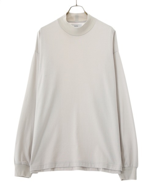 marka（マーカ）の「marka / マーカ：MOCK NECK - 40/2 COMBED KNIT -：M21D-04CS01C[COR]（ニット/セーター・メンズ・サンドベージュ/グレー/ブラック・1/2/3）」の20枚目の写真