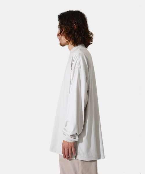 marka（マーカ）の「marka / マーカ：MOCK NECK - 40/2 COMBED KNIT -：M21D-04CS01C[COR]（ニット/セーター・メンズ・サンドベージュ/グレー/ブラック・1/2/3）」の13枚目の写真