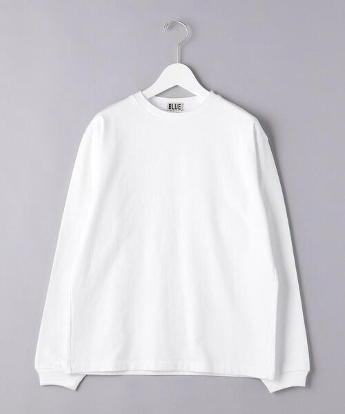 BLUE（ブルー）の「＜BLUE（ブルー）＞ オーガニック ロングTシャツ（Tシャツ/カットソー・メンズ・ホワイト/ダークグレー/コバルトブルー・S/M/L/XL）」の2枚目の写真