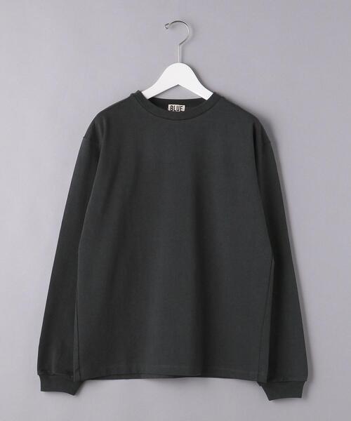 BLUE（ブルー）の「＜BLUE（ブルー）＞ オーガニック ロングTシャツ（Tシャツ/カットソー・メンズ・ホワイト/ダークグレー/コバルトブルー・S/M/L/XL）」の3枚目の写真