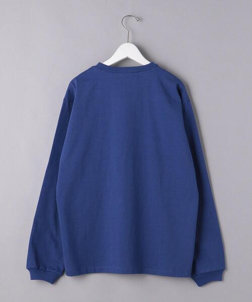 BLUE（ブルー）の「＜BLUE（ブルー）＞ オーガニック ロングTシャツ（Tシャツ/カットソー・メンズ・ホワイト/ダークグレー/コバルトブルー・S/M/L/XL）」の10枚目の写真