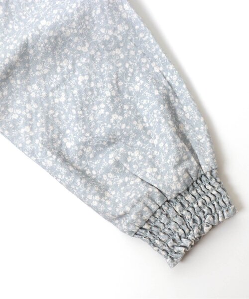 apres les cours(アプレレクール)の「シャーリングワンピース(ワンピース・キッズ・ベージュ/ブラウン/サックスブルー・90/100/110/120/80/130/140)」の9枚目の写真