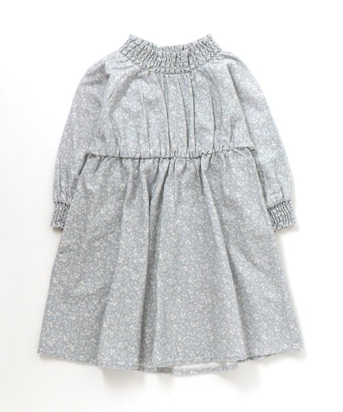 apres les cours(アプレレクール)の「シャーリングワンピース(ワンピース・キッズ・ベージュ/ブラウン/サックスブルー・90/100/110/120/80/130/140)」の21枚目の写真