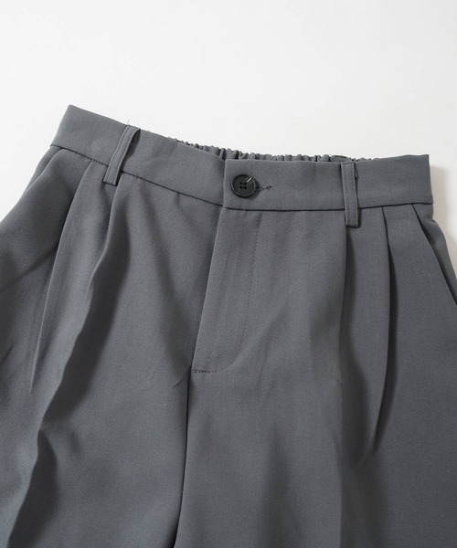 Crisp yours(クリスプユアーズ)の「【WEB限定】2タックセンタープレスパンツ(スラックス・レディース・ベージュ/ブラウン/グレー・FREE)」の17枚目の写真