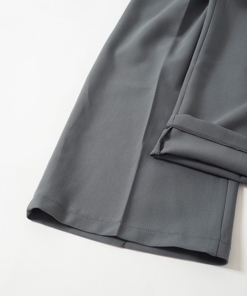 Crisp yours(クリスプユアーズ)の「【WEB限定】2タックセンタープレスパンツ(スラックス・レディース・ベージュ/ブラウン/グレー・FREE)」の16枚目の写真