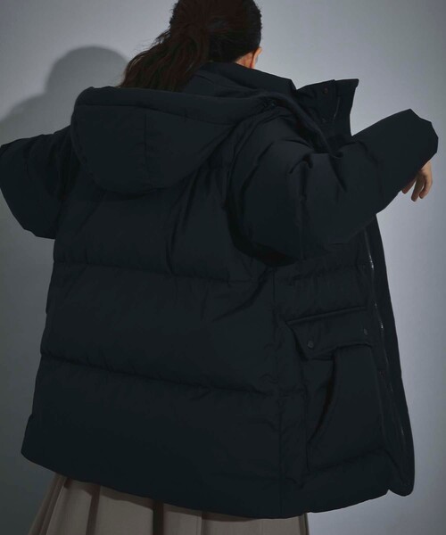 CITY TOKYO(シティトウキョウ)の「700フィルパワーTOKYOダウンジャケット(ダウンジャケット/コート・レディース・オフホワイト/ブラック・2/1)」の13枚目の写真