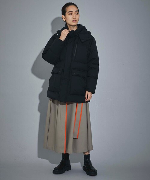 CITY TOKYO(シティトウキョウ)の「700フィルパワーTOKYOダウンジャケット(ダウンジャケット/コート・レディース・オフホワイト/ブラック・2/1)」の19枚目の写真