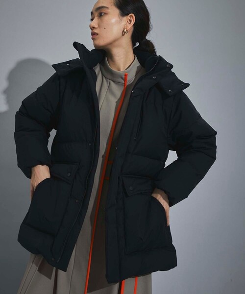 CITY TOKYO(シティトウキョウ)の「700フィルパワーTOKYOダウンジャケット(ダウンジャケット/コート・レディース・オフホワイト/ブラック・2/1)」の1枚目の写真