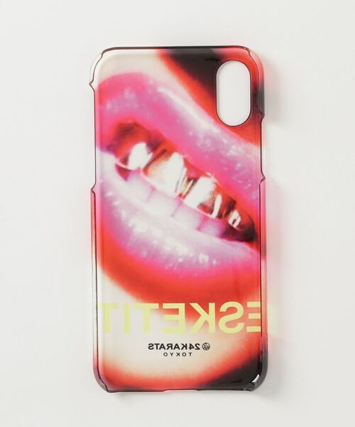 24karats(トゥウェンティーフォーカラッツ)の「Pattern Print Clear iPhone Case X(スマホケース/カバー・メンズ・イエロー・FREE)」の2枚目の写真