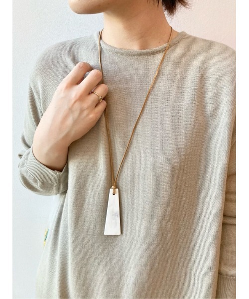 BEARDSLEY（ビアズリー）の「《CATH.S》ネックレス（ネックレス・レディース・ベージュ・FREE）」の6枚目の写真