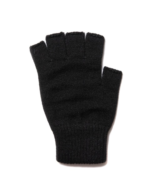 COOTIE PRODUCTIONS（クーティープロダクションズ）の「Fingerless Knit Glove（ベルト・メンズ・アッシュグレー/ブラック・FREE）」の5枚目の写真