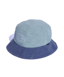 POLeR（ポーラー）の「POLeR/ポーラー VIBES BRAND BUCKET HAT フロントロゴ 刺繍 コーデュロイ バケットハット（ハット・メンズ）」