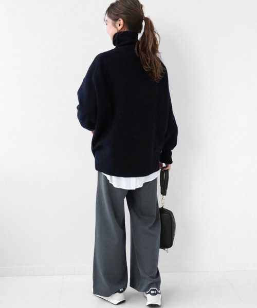 JOURNAL STANDARD relume(ジャーナルスタンダード レリューム)の「ウールカシミヤタートルネックプルオーバー◆(ニット/セーター・レディース・ホワイト/ベージュ/ネイビー/グレー/ブルー・FREE)」の14枚目の写真