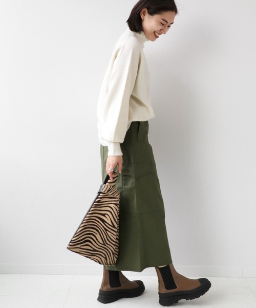 JOURNAL STANDARD relume(ジャーナルスタンダード レリューム)の「ウールカシミヤタートルネックプルオーバー◆(ニット/セーター・レディース・ホワイト/ベージュ/ネイビー/グレー/ブルー・FREE)」の7枚目の写真