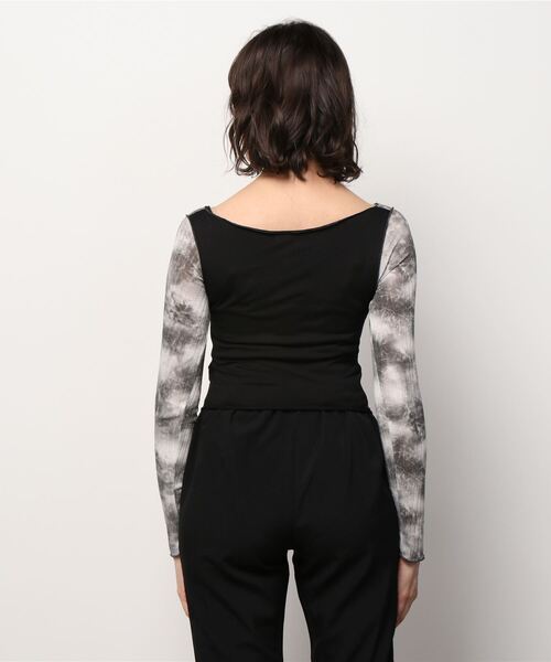 Figments(フィグメンツ)の「ブロックタイダイプルオーバー(Tシャツ/カットソー・レディース・ブラック・FREE)」の11枚目の写真