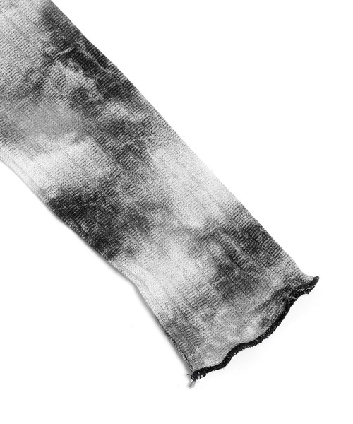 Figments(フィグメンツ)の「ブロックタイダイプルオーバー(Tシャツ/カットソー・レディース・ブラック・FREE)」の5枚目の写真