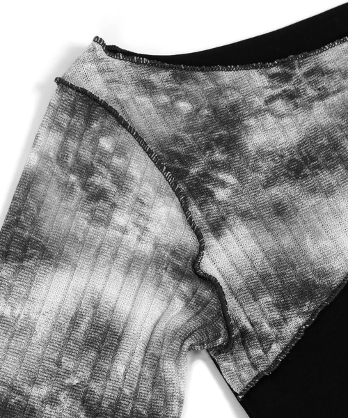 Figments(フィグメンツ)の「ブロックタイダイプルオーバー(Tシャツ/カットソー・レディース・ブラック・FREE)」の8枚目の写真