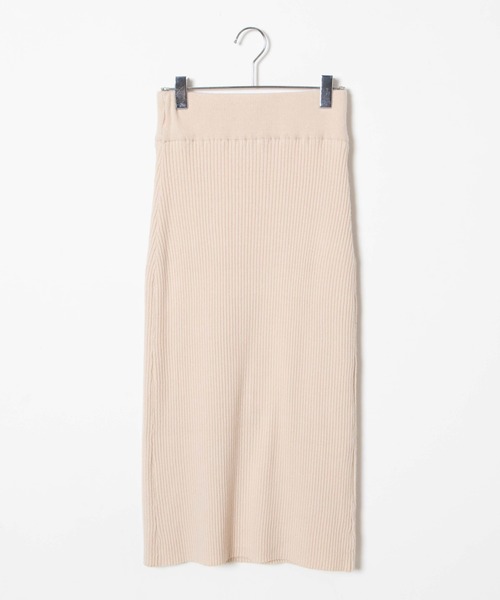 DuKKah（デュカ）の「Dukkah/【低身長向け】リブニットスリットタイトスカート（スカート・レディース・グリーン/ブラック/ライトベージュ・X-SMALL）」の14枚目の写真