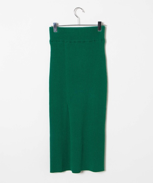 DuKKah（デュカ）の「Dukkah/【低身長向け】リブニットスリットタイトスカート（スカート・レディース・グリーン/ブラック/ライトベージュ・X-SMALL）」の16枚目の写真