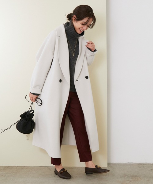 ROPE'（ロペ）の「ソフトパフドローストリング巾着バッグ（ハンドバッグ・レディース・ブラック/オレンジ/グリーン・FREE）」の10枚目の写真