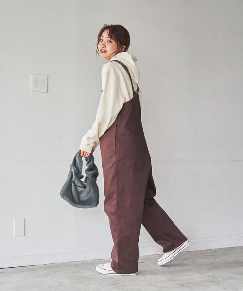 coen（コーエン）の「CVC裏起毛フーディーパーカー（パーカー・レディース・ライトグレー/オフホワイト/ケリー/ブラック・M/L）」の14枚目の写真