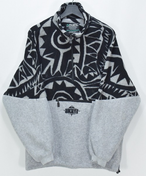 Quiksilver(クイックシルバー)の「【ヴィンテージ古着】QUIKSILVER/クイックシルバー ハーフジップ フリースプルオーバー USA製(その他トップス・メンズ・グレー・MEDIUM)」の1枚目の写真