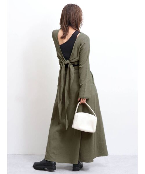 Ungrid（アングリッド）の「ワンショルダータンクトップ（タンクトップ・レディース・ブラック/オフホワイト/カーキ・FREE）」の6枚目の写真