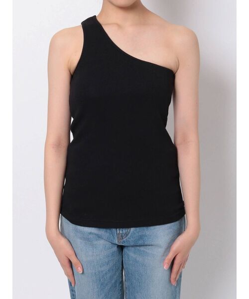 Ungrid（アングリッド）の「ワンショルダータンクトップ（タンクトップ・レディース・ブラック/オフホワイト/カーキ・FREE）」の11枚目の写真