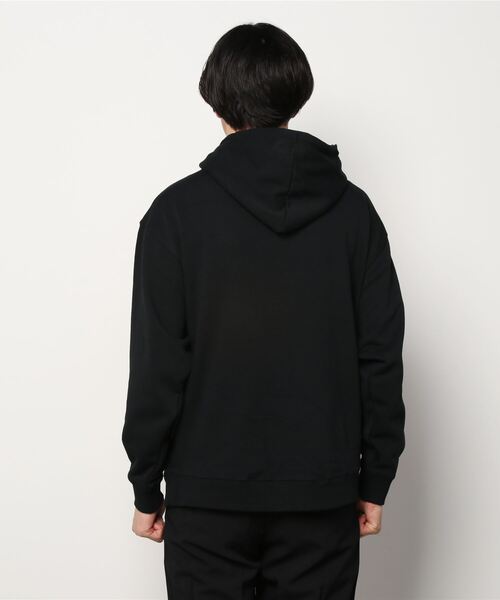 SITRY(シトリー)の「wide silhouette college print sweat hoodie/ワイドシルエット カレッジプリント スウェット フーディー/パーカー(パーカー・メンズ・グリーン/杢グレー/チャコールグレー/ネイビー/ブラック/ブルーグレー/グレイッシュベージュ/ホワイト系その他/オフホワイト/グレー系その他/ブラック系その他・M/L)」の12枚目の写真
