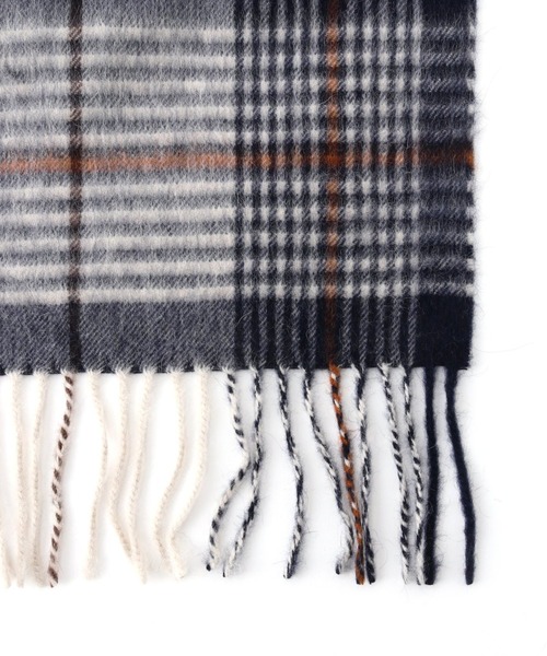 EDIFICE SELECT（エディフィスセレクト）の「【BEGG＆Co / ベグアンドコー】Weir 32*180（マフラー・メンズ・ブラウン/イエロー・FREE）」の4枚目の写真