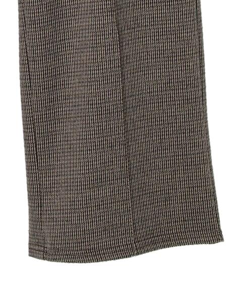 Green Parks(グリーンパークス)の「・novem9 チェックジャカードパンツ*(その他パンツ・レディース・ベージュ/ブラウン/アイボリー・FREE)」の18枚目の写真