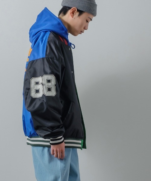 improves（インプローブス）の「オーバーサイズ ワッペン使い スタジャン（スタジャン・メンズ・キャメル/ブラック/その他/ネイビー・MEDIUM/LARGE）」の18枚目の写真