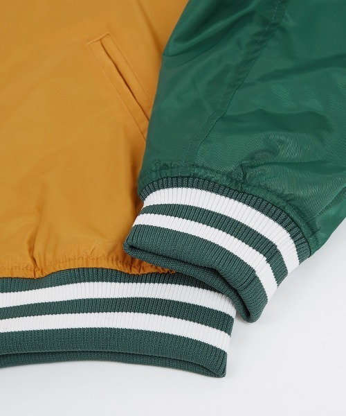 improves（インプローブス）の「オーバーサイズ ワッペン使い スタジャン（スタジャン・メンズ・キャメル/ブラック/その他/ネイビー・MEDIUM/LARGE）」の8枚目の写真