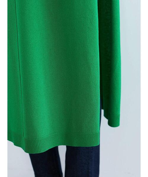 Green Parks(グリーンパークス)の「カラーロングベスト*(ベスト・レディース・ネイビー/イエロー/グリーン/ライトベージュ・FREE)」の9枚目の写真