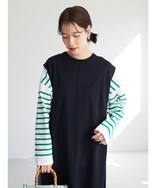 Green Parks(グリーンパークス)の「カラーロングベスト*(ベスト・レディース・ネイビー/イエロー/グリーン/ライトベージュ・FREE)」の20枚目の写真