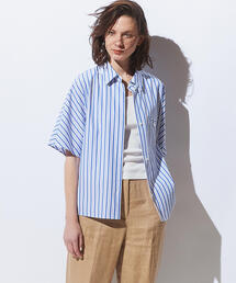 TOMORROWLAND  | コットン ハーフスリーブシャツ(シャツ/ブラウス)