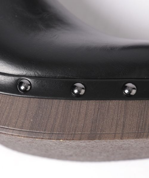 LOWRYS FARM（ローリーズファーム）の「スクエアヒールサボ　260867（サンダル・レディース・ブラック/ダークブラウン・MEDIUM/LARGE）」の10枚目の写真