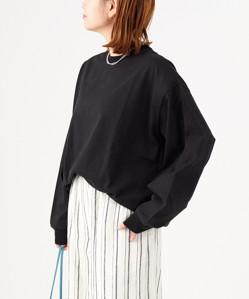 JOURNAL STANDARD(ジャーナルスタンダード)の「タックスウェットシャツ(Tシャツ/カットソー・レディース・ホワイト/チャコールグレー/ブラック/グリーン/ダークブルー・FREE)」の7枚目の写真