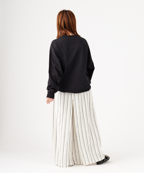 JOURNAL STANDARD(ジャーナルスタンダード)の「タックスウェットシャツ(Tシャツ/カットソー・レディース・ホワイト/チャコールグレー/ブラック/グリーン/ダークブルー・FREE)」の9枚目の写真