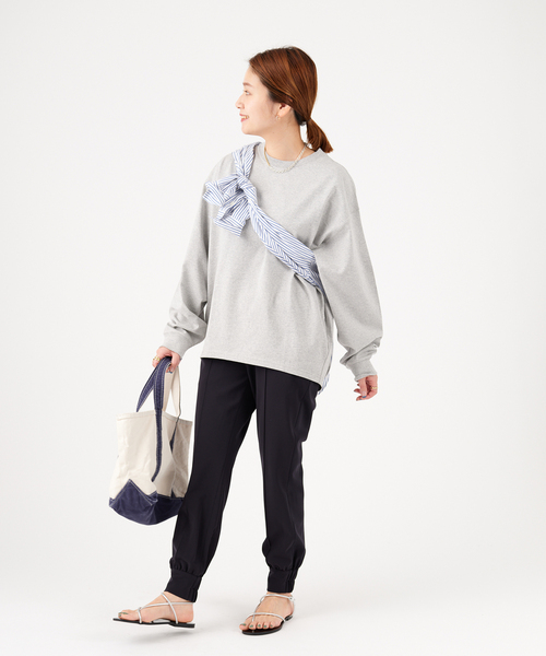 JOURNAL STANDARD(ジャーナルスタンダード)の「タックスウェットシャツ(Tシャツ/カットソー・レディース・ホワイト/チャコールグレー/ブラック/グリーン/ダークブルー・FREE)」の10枚目の写真