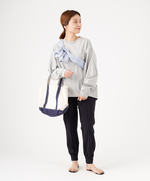 JOURNAL STANDARD(ジャーナルスタンダード)の「タックスウェットシャツ(Tシャツ/カットソー・レディース・ホワイト/チャコールグレー/ブラック/グリーン/ダークブルー・FREE)」の12枚目の写真