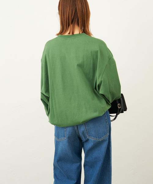 JOURNAL STANDARD(ジャーナルスタンダード)の「タックスウェットシャツ(Tシャツ/カットソー・レディース・ホワイト/チャコールグレー/ブラック/グリーン/ダークブルー・FREE)」の20枚目の写真