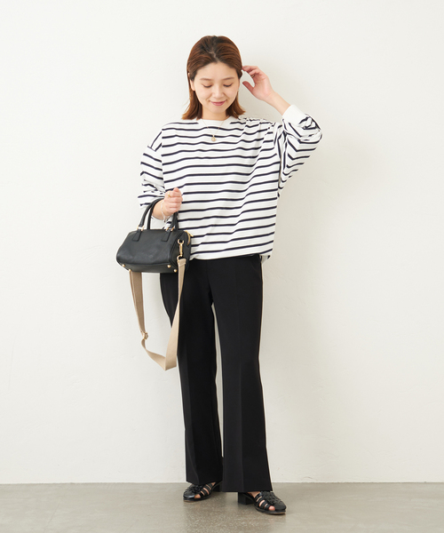 JOURNAL STANDARD(ジャーナルスタンダード)の「タックスウェットシャツ(Tシャツ/カットソー・レディース・ホワイト/チャコールグレー/ブラック/グリーン/ダークブルー・FREE)」の21枚目の写真