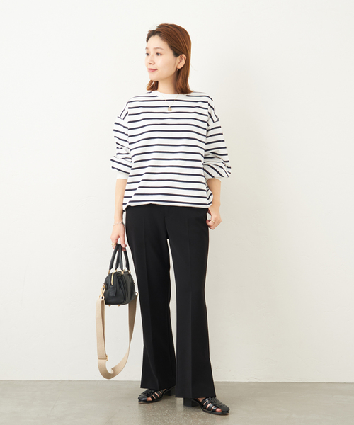 JOURNAL STANDARD(ジャーナルスタンダード)の「タックスウェットシャツ(Tシャツ/カットソー・レディース・ホワイト/チャコールグレー/ブラック/グリーン/ダークブルー・FREE)」の22枚目の写真