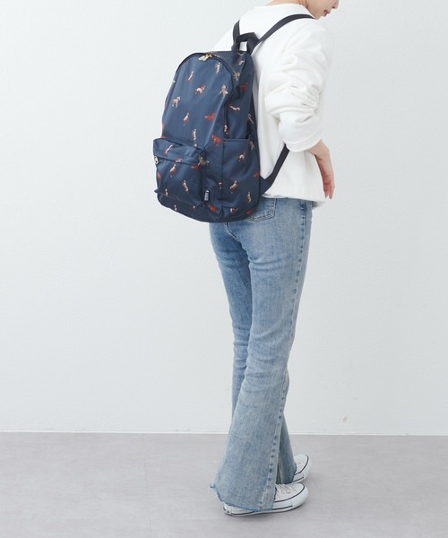 美品★ラシット　russet リュック　バックパック　ネイビー russet デイバック リュック リュックサック(SF-221) レディース