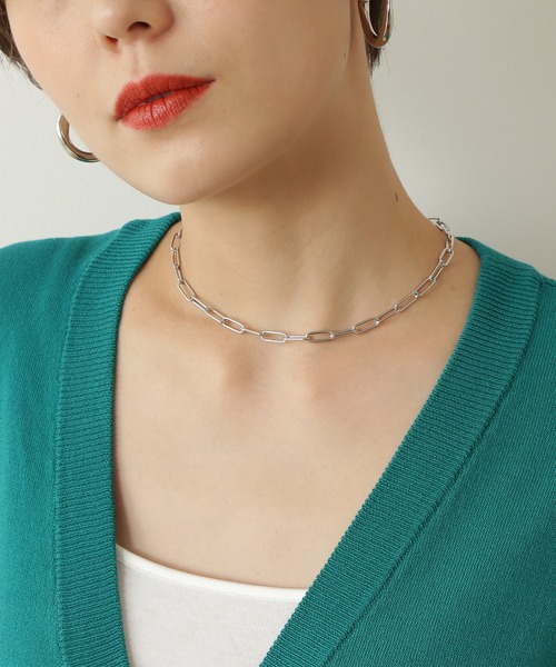 N.（N. Natural Beauty Basic）（エヌエヌナチュラルビューティーベーシック）の「パール×チェーンネックレス（ネックレス・レディース・シルバー/ゴールド・FREE）」の9枚目の写真